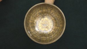 Поющая чаша Nepal Carving 25,8 см, Соль 190 Гц, Ре 571