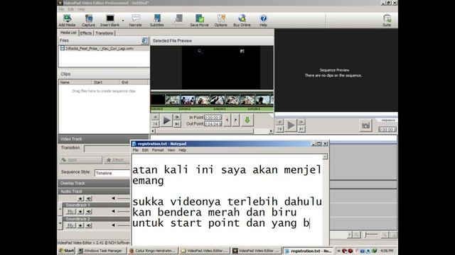 Cara Sederhana Potong Video dengan VideoPad Editor Professional смотреть онлайн