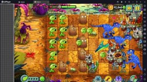 Растение против Зомби 2/PvZ2 Adventure Jurassic Marsh Day 16/Юрское Болото День 16