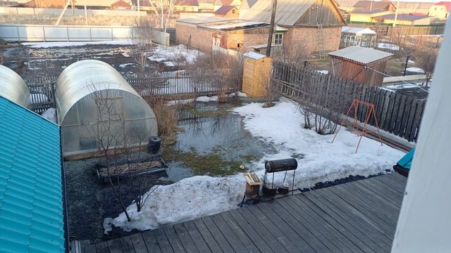 Сибирь. Пришла весна. Топит огороды. смотреть онлайн