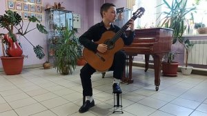 Овсянников Тимофей Н. Паганини Соната № 12 A dur, Г.Ф. Гендель Чакона d moll HWV 448