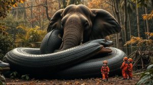 История Спасения: Слон, Пойманный Гигантской Анакондой, К Счастью, Спасен Спасательной Командой МЧС