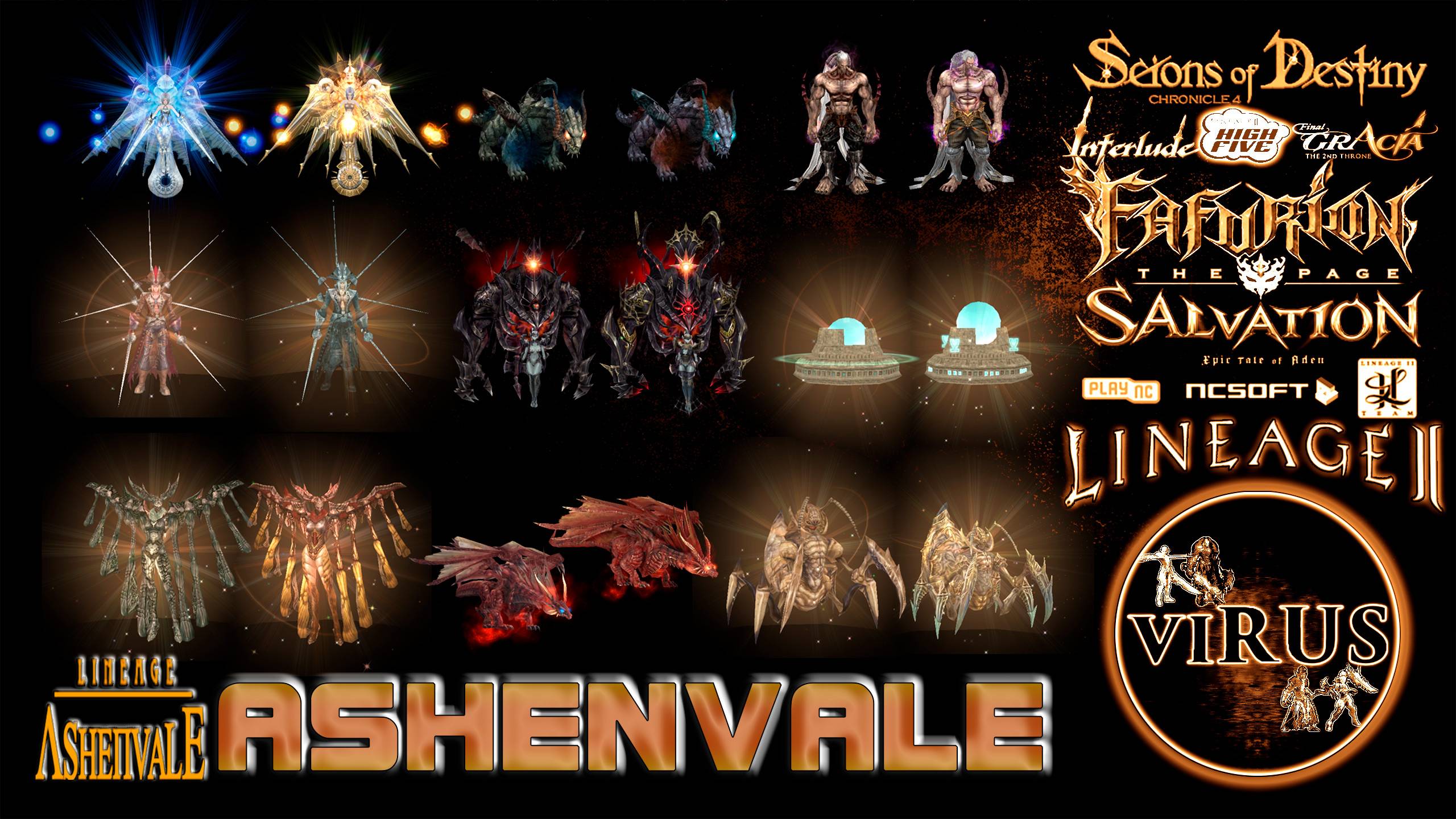 New Epic Agathions for the www.Ashenvale.Club server. LINEAGE II-Classic ◄√i®uS►