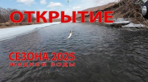 Открытие сезона жидкой воды 2025 на реке Арсеньевка #горнаярыбалка #хариус #ленок