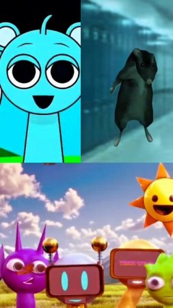 мультфильм музыки sprunki animation rat dance