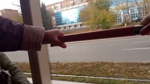 Поездка на трамвае Львёнок город Ижевск. Маршрут №10.Зоопарк - Центр.