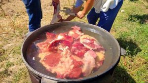 YAXNA GO'SHT TAYYORLASH QASHQADARYO 30 KG O'ZBEGIM TO'YLARI-MILLIY TAOM