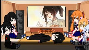 yandere simulator react to ayano's childhood (part 2 of yandere simulator reacr to rap battles)