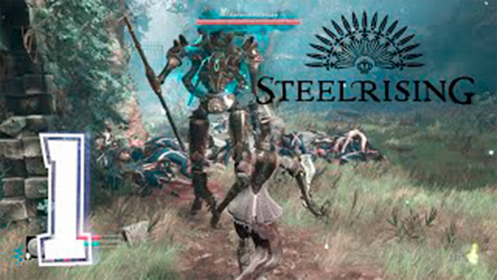 Прохождение Steelrising. часть 1. Босс Нестабильный копейщик