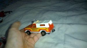MATCHBOX SUPERKINGS K 65 EMERGENCY RESCUE PLYMOUTH TRAIL DUSTER model review