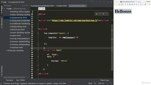 Vue.js курс для начинающих