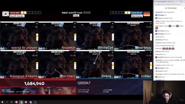 Talala и follon смотрят игру Южная Корея VS Германия на OWC 2022. Финал, Верхняя Сетка. смотреть онлайн