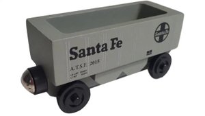 Santa Fe Warbonnet 5pc Set by Whittle Shortline Railroad