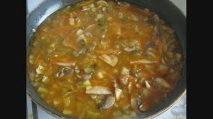 Постный рассольник с грибами.