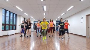 Cumbia/Calypso zumba Luis Fonsi (LetraLyrics) ft Stefflon Don - Zumba Korea TV