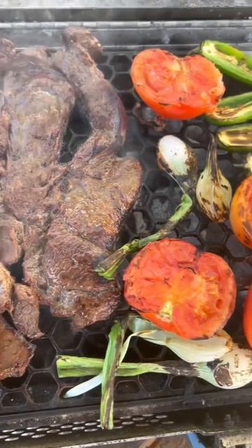 Citrus marinaded carne asada tacos with a fire roasted salsa