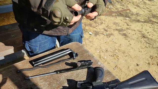 Установка (нет) цевья DLG на Сайгу 033 смотреть онлайн