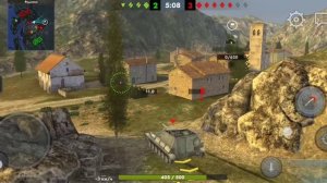 Играю в Tanks blitz коплю опыт для Мт 25 (33)