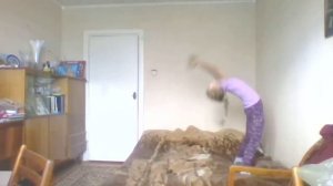 как  делать переворот назад  с разу после мостика