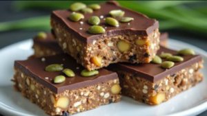 Полезные БАТОНЧИКИ в шоколаде...🍫🌰😋   Рецепт в описании ✍️