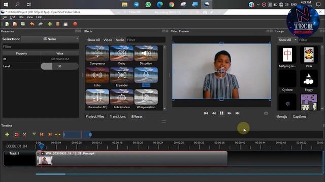 Audio Editing in Openshot Video Editor/Sinhala/Nawodya Tech смотреть онлайн
