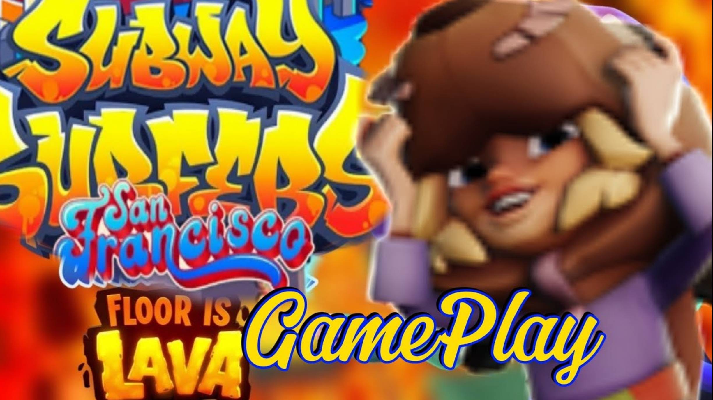 Subway Surfers Floor is lava Gameplay смотреть онлайн