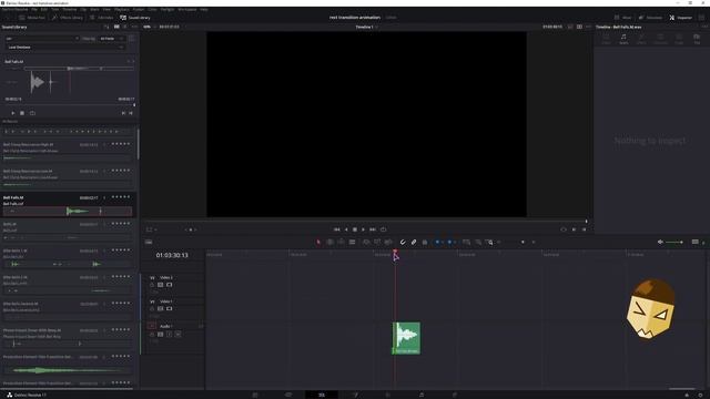 DaVinci Resolve add SOUND Effects to Sound LIBRARY смотреть онлайн
