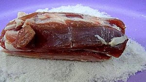 Свиная грудинка запеченная в рукаве