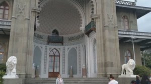 Южный фасад Воронцовского дворца в Крыму