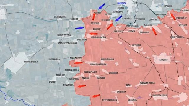 Новопавловское направление на утро 31 марта