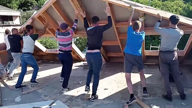 Каркасный дом/фронтон. смотреть онлайн