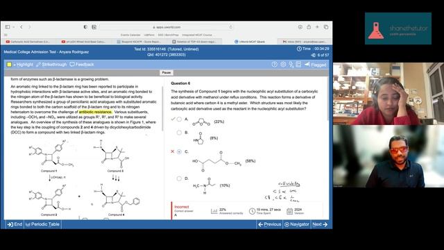 MCAT Organic Chemistry and Archimedes Principle!