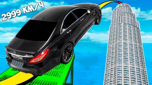 Как высоко ЧИТ ТАЧКА улетит с трамплина? Эксперименты в ГТА 5 Онлайн!