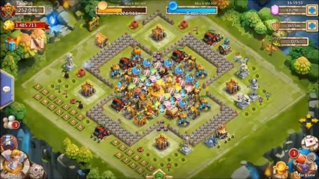 Битва замков Лава 3 расстановка героев смотреть онлайн