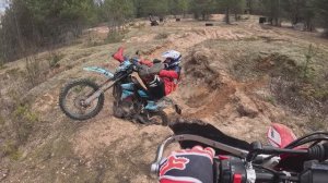 Весенная Enduro покатушка по лесам