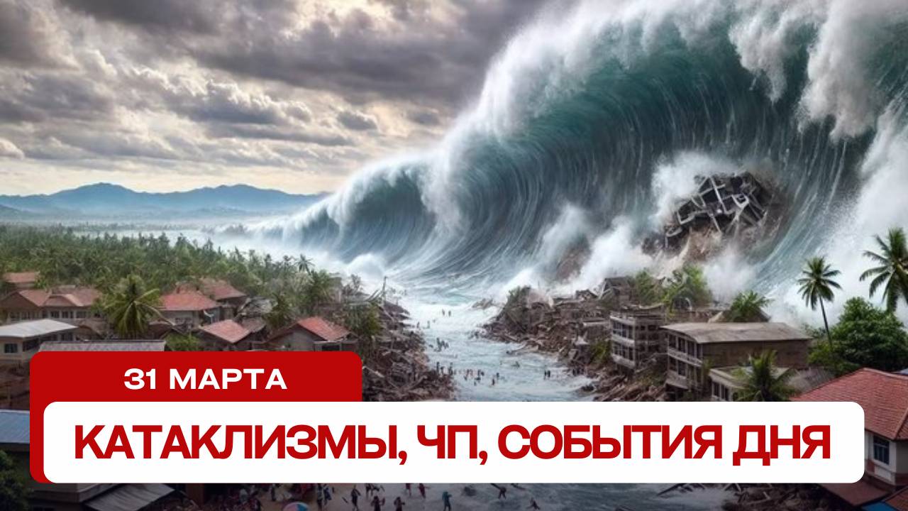 Катаклизмы сегодня 31.03.2025. Новости сегодня, ЧП, катаклизмы за день, события дня