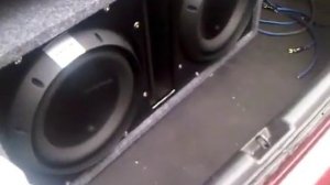 2 12" Rockford Fosgate T2 in civic