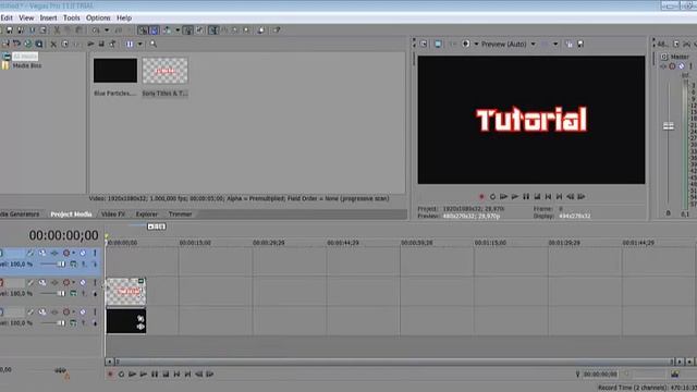 Como Fazer Uma Vinheta/Intro Sony Vegas Pro 11.0 смотреть онлайн