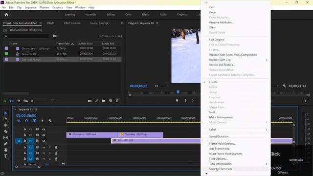 Door transition premiere pro tutorial