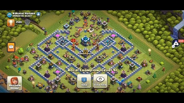 Clash Of Clans Live Base visiting Trophy Pushing Legend League 😍🤩✨ смотреть онлайн