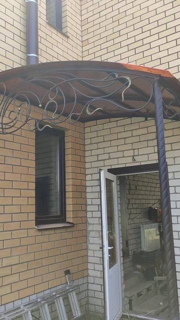 кованый козырек на радость хозяйке! смотреть онлайн