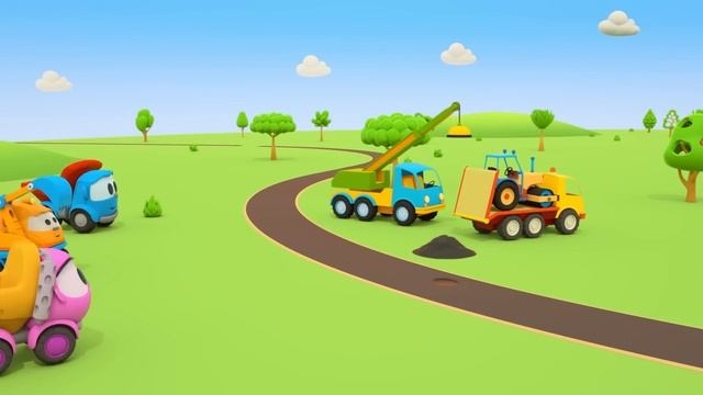 Грузовичок Лёва и скорая помощь. Музыкальные мультики для детей. Песенки с Лёвой