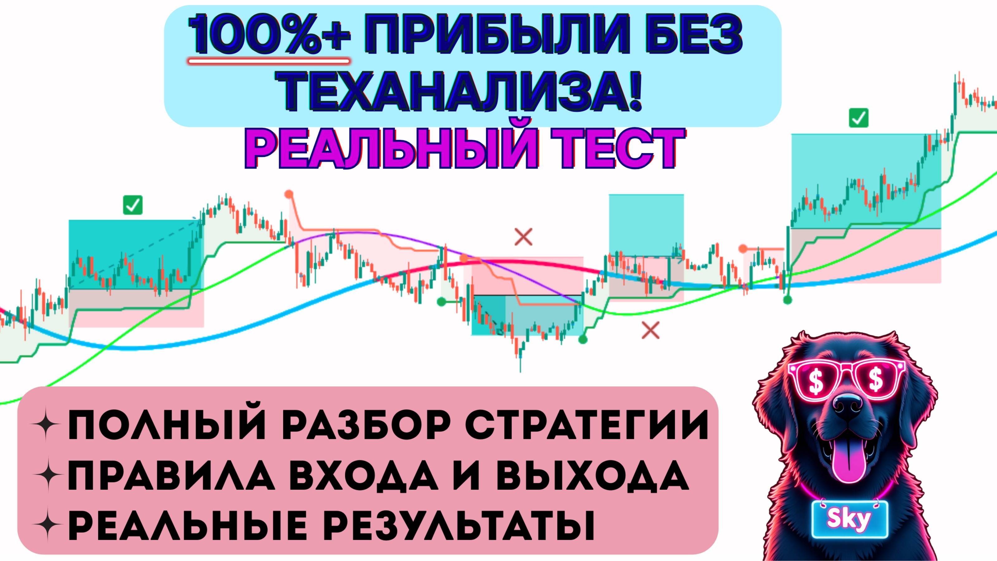 Можно ли торговать без теханализа? Тест стратегии с результатами