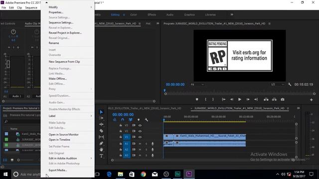 Adobe Premiere Pro CC - 6 - How to Make a Sequence in Adobe Premiere Pro смотреть онлайн