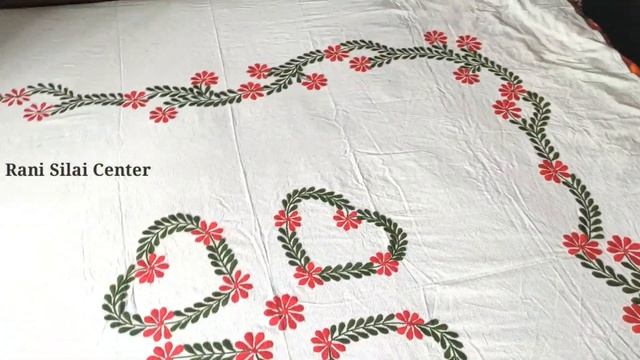 Bed sheet | Chadar ki design | hand embroidery | hand craft| kadhai design | sewing | Art| hand wor смотреть онлайн