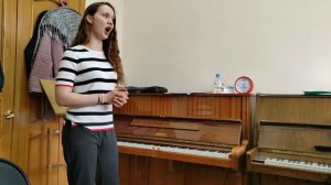 Подготовительная часть урока. Распевка и работа над вокализом