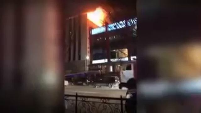 Грозный! Чечня!Ещё один пожар!!Горит высотный дом!!! смотреть онлайн