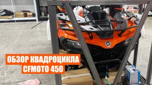 Квадроцикл CFMOTO CFORCE 450 - Обзор в заводской упаковке