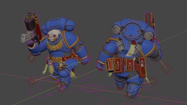 Fat Marine Blender Rig смотреть онлайн