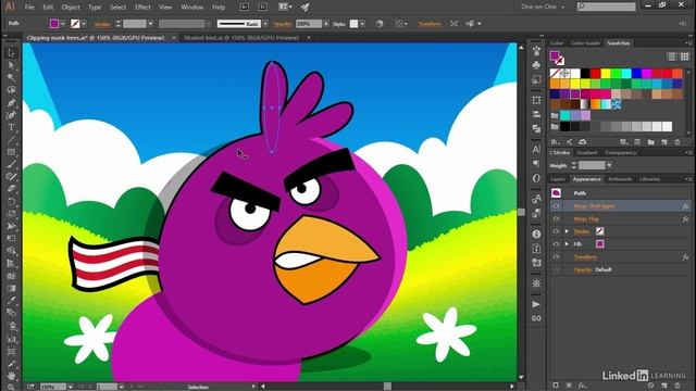 Lesson 23 - Object Blends and Clipping Masks